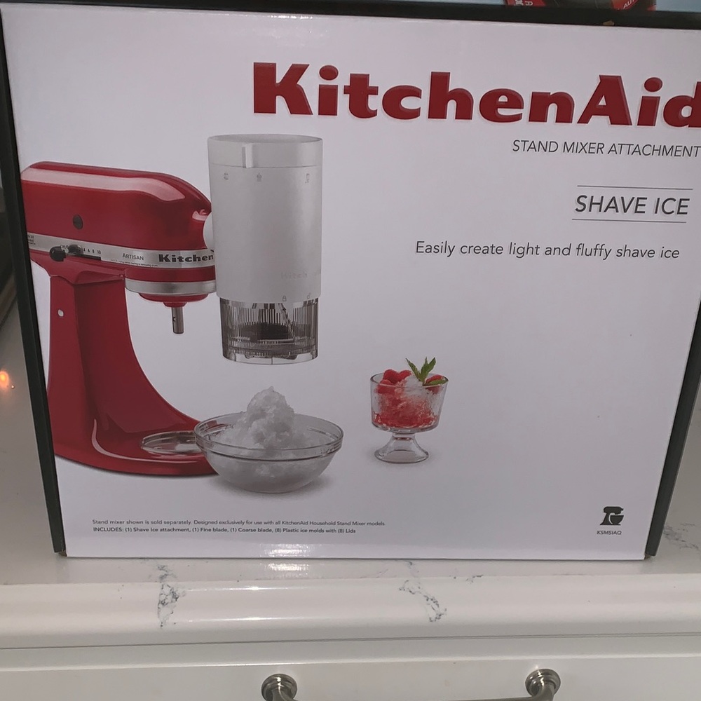 KitchenAid Red Shave Ice Maker Attachment